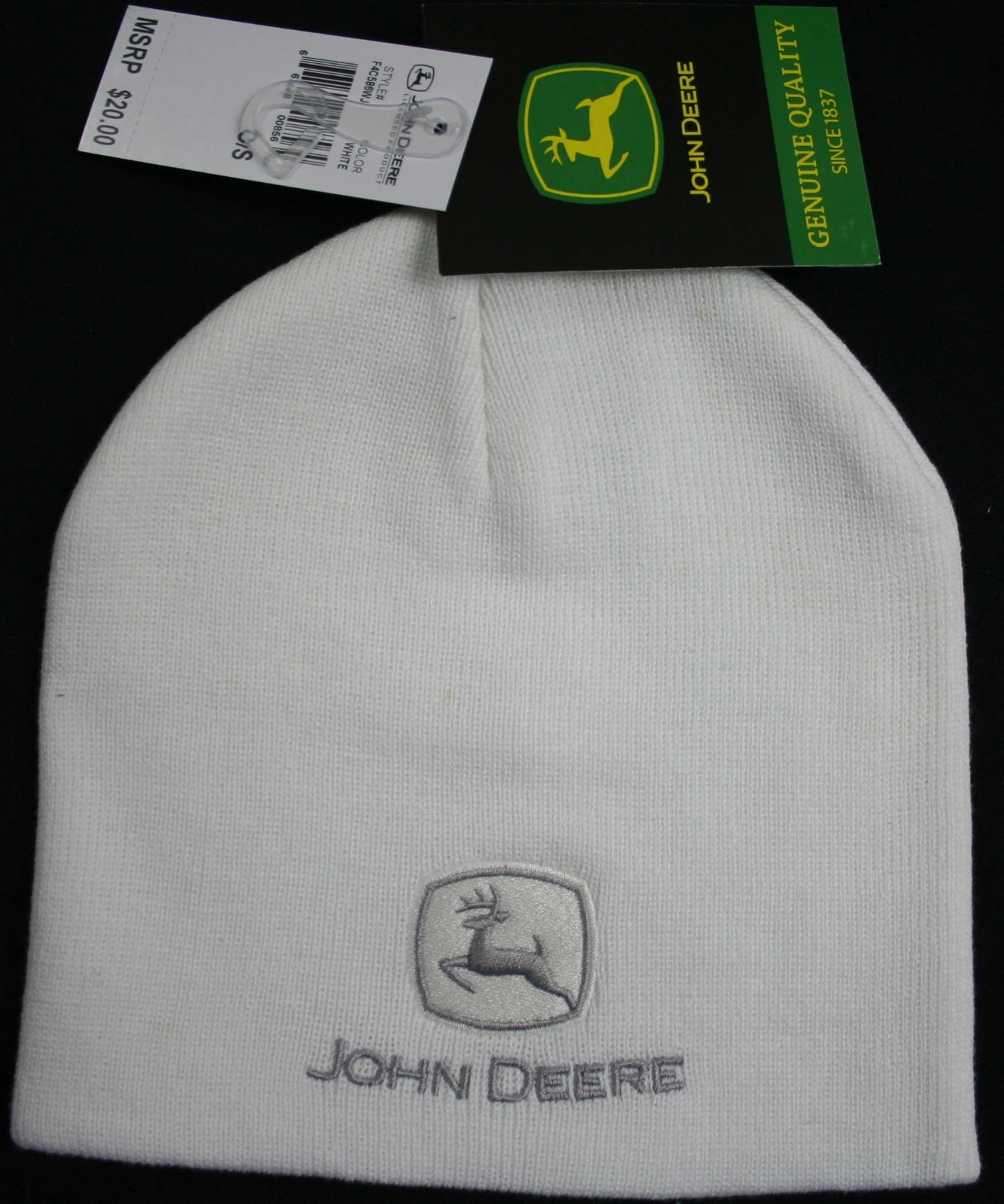 Beanie Tobbogan Hat for John Deere Tractors (JD)