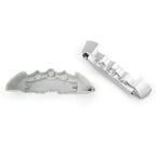 3 x Silver 3D Front Rear Disc Brake Caliper Covers for Universal Car Truck