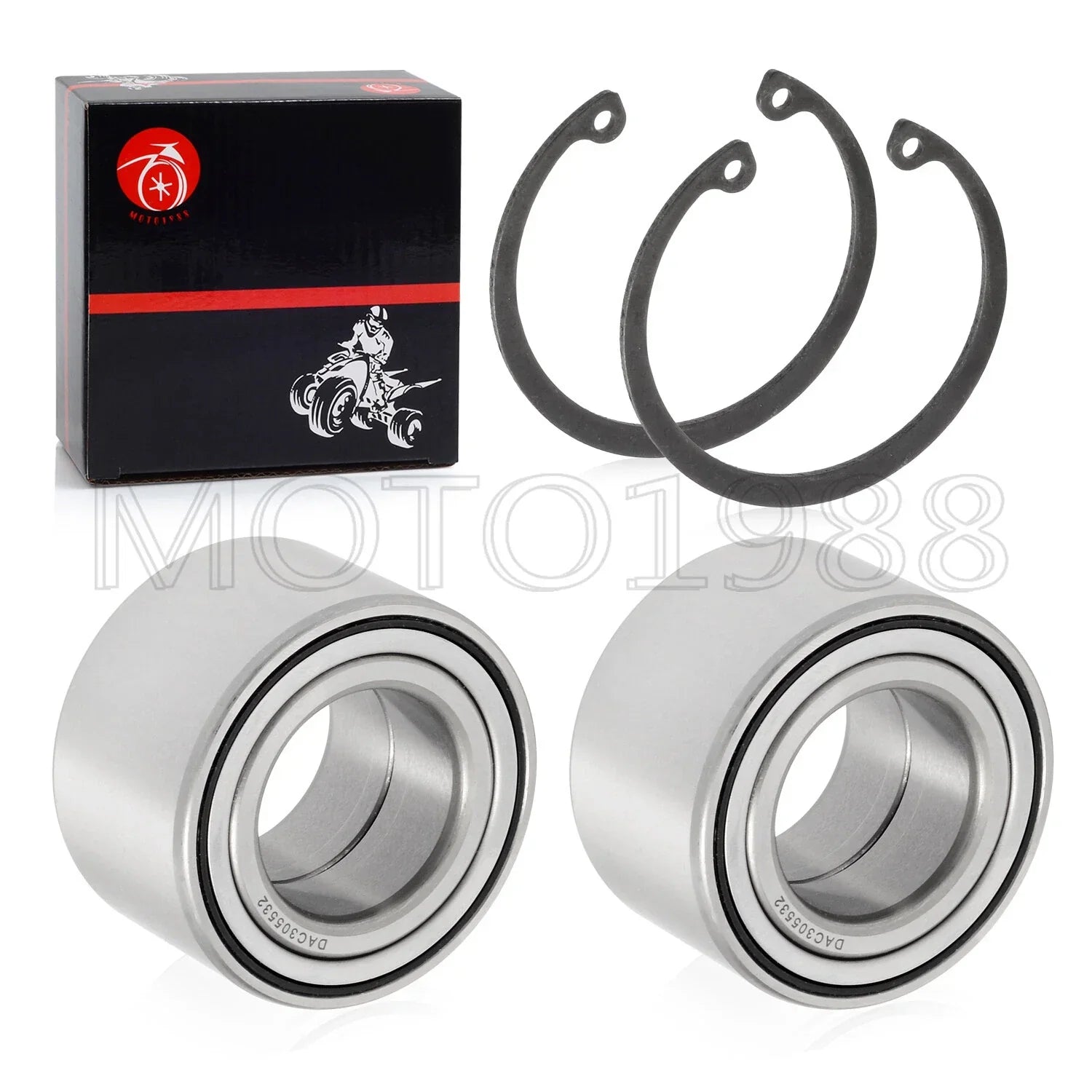 4x Wheel Bearing With CIRCLIP FOR Arctic Cat Prowler