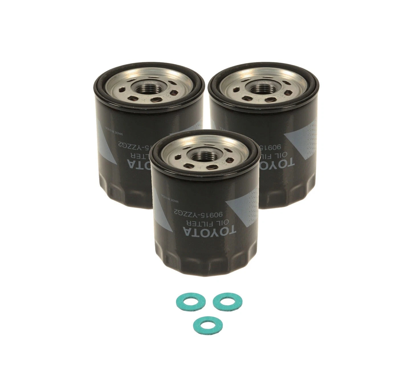 Set of 3 Oil Filters & Gaskets for Lexus ES330 4Runner (2004–2006)