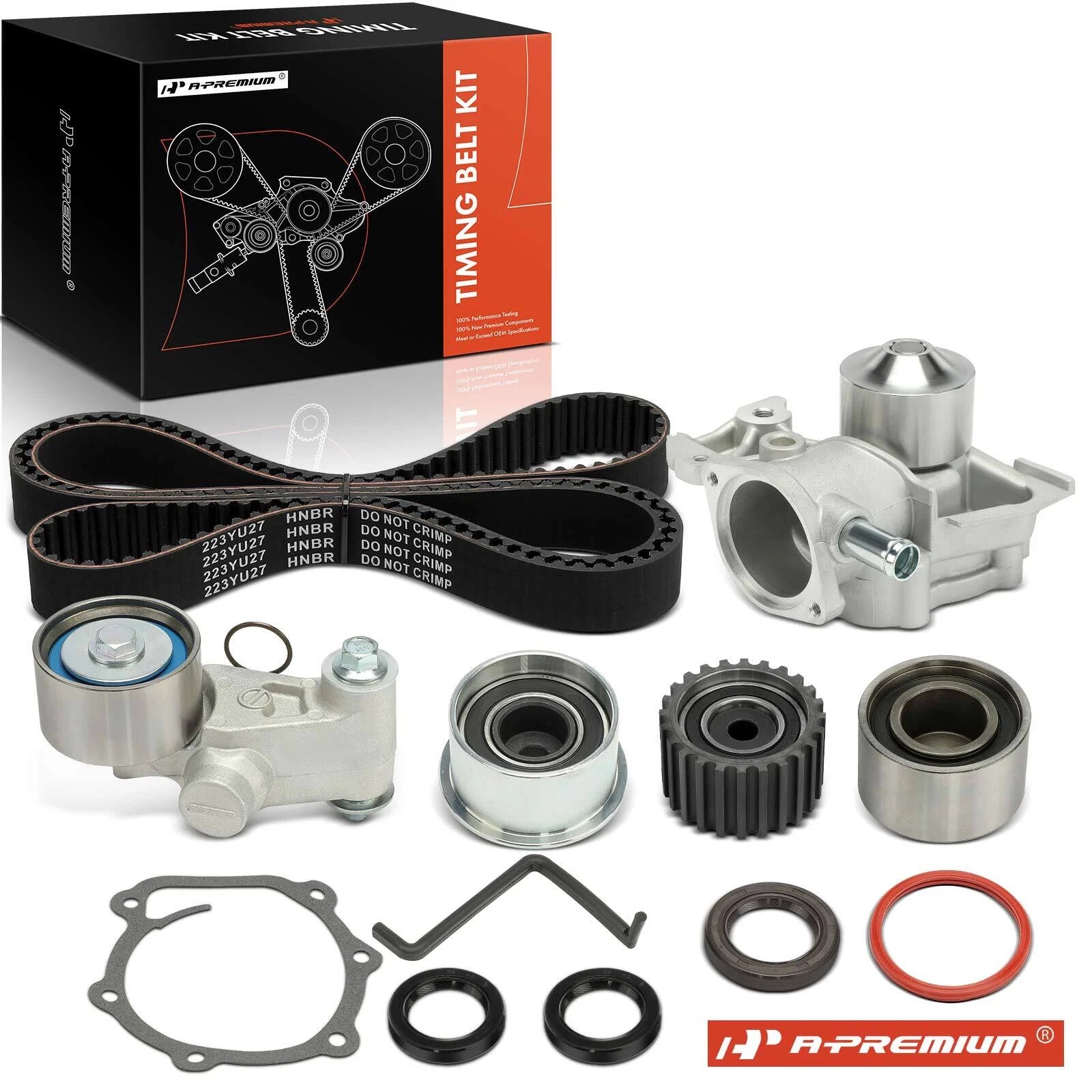 9x Timing Belt & Water Pump Kit for Subaru Outback, Forester (2000–2005)
