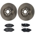 Brake Disc Rotors and Pads Kit for VW GTI Jetta Audi S3 Golf R
