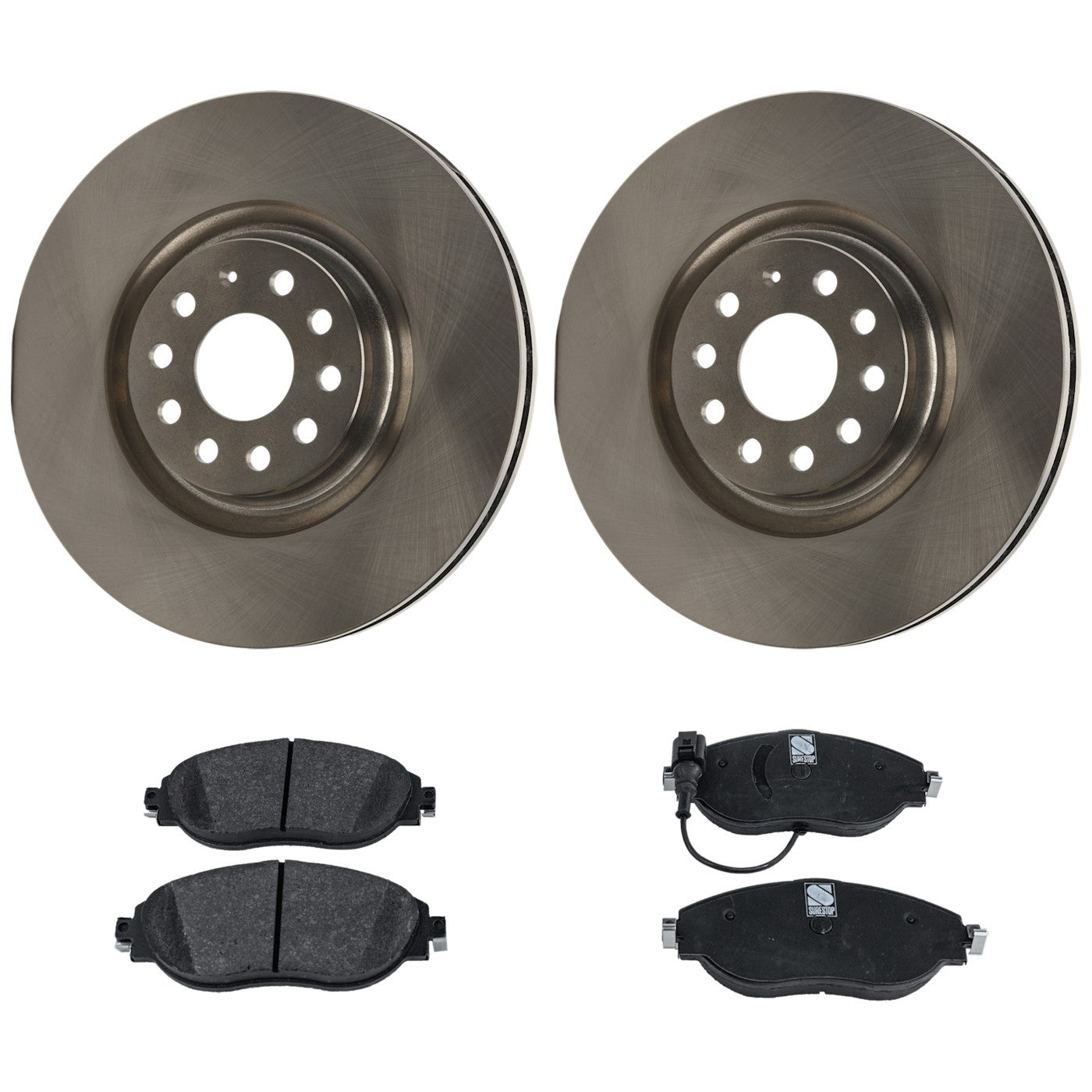 Brake Disc Rotors and Pads Kit for VW GTI Jetta Audi S3 Golf R