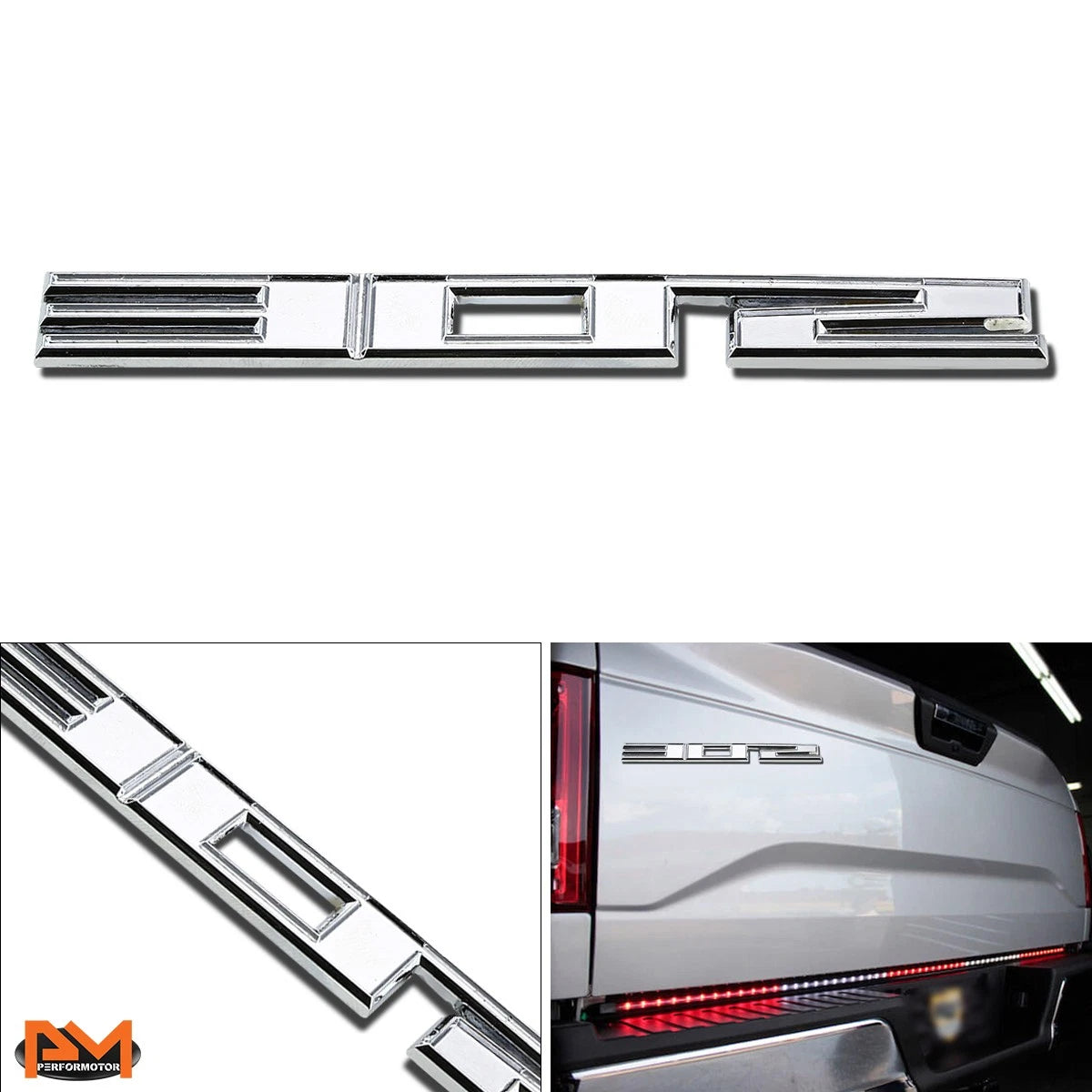 3D Polished Metal Decal Emblem for Ford/BMW/Mercury/LaForza