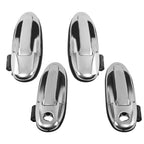 Door Handle Set for Toyota Land Cruiser V8 (1998–2007) Silver 4Pcs