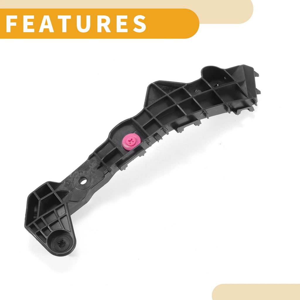 LH Front Bumper Support Bracket for Lexus NX300h (2015–2021) 1 Pc Black