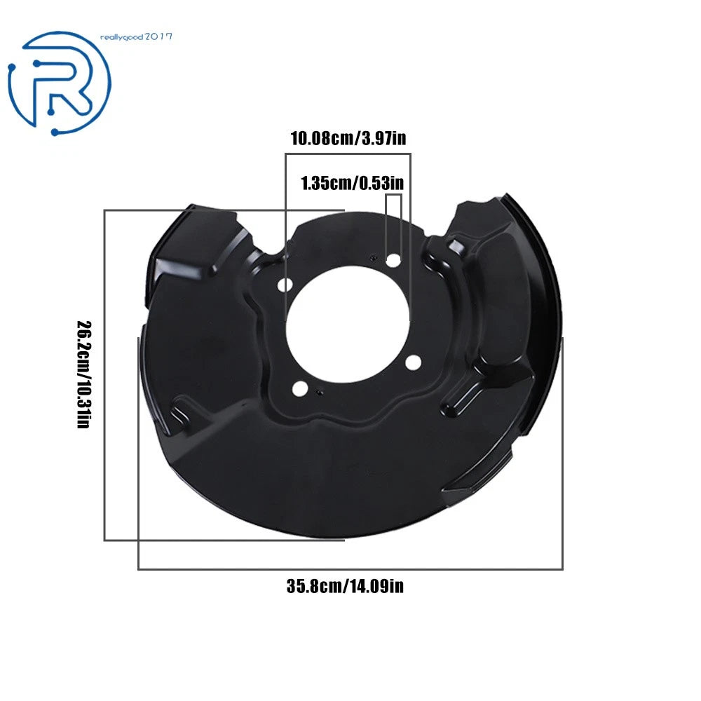 Front RH & LH Disc Brake Dust Cover for Toyota 4Runner (2003–2009), FJ Cruiser (2007–2014)