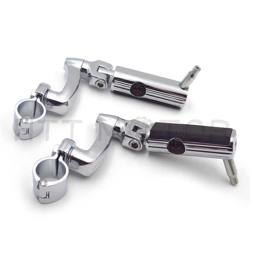 Gear Skull 1.5" Arched Footpeg Mounting Kit for Motorcycle