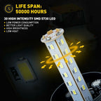 30LED Amber Rotating Strobe Light for Emergency Warning (12V-24V)