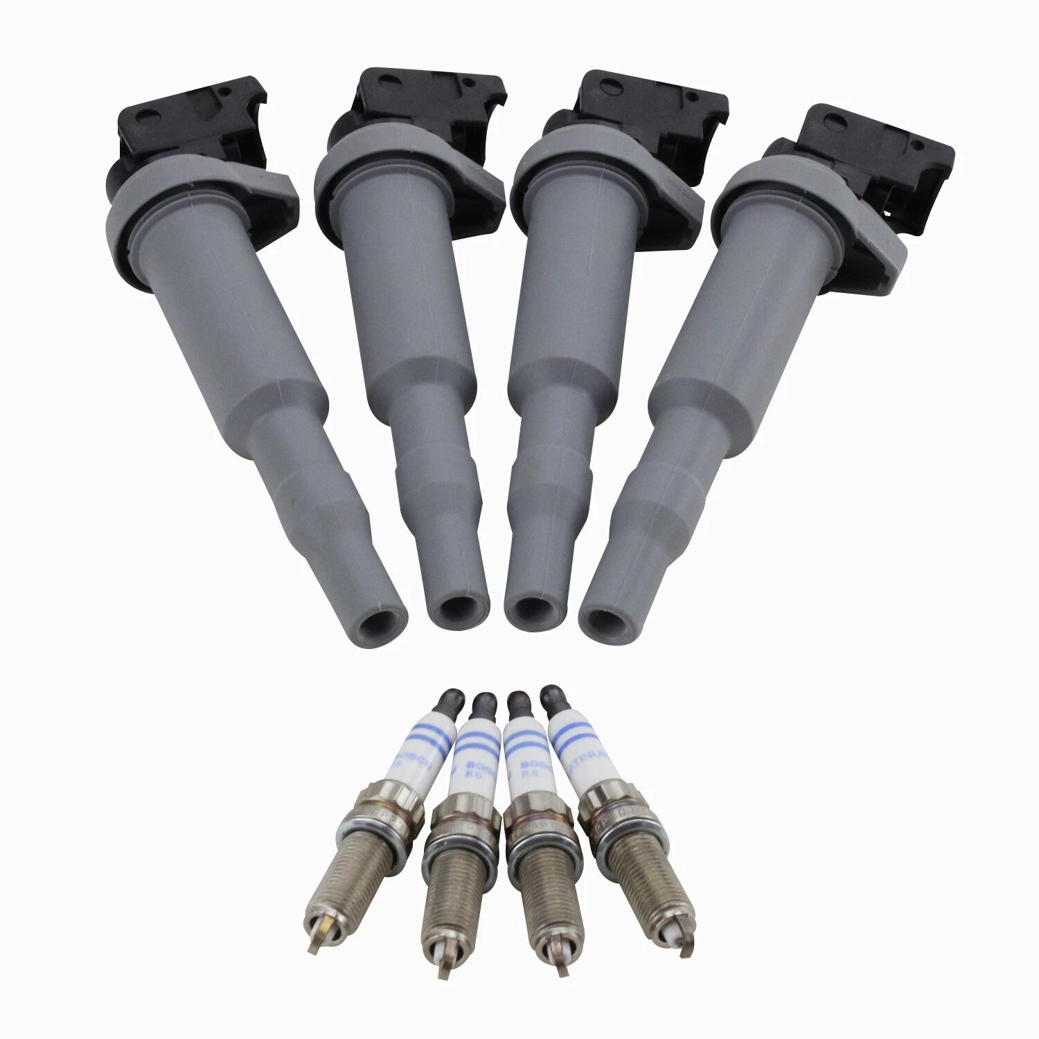 Set of 4 Ignition Coils & Spark Plugs for BMW F22 F25 F30 (2012–2019)
