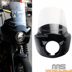 15" Clear Windshield Headlight Fairing for Harley FXBBS FXBB FXDLS (2018-2023)