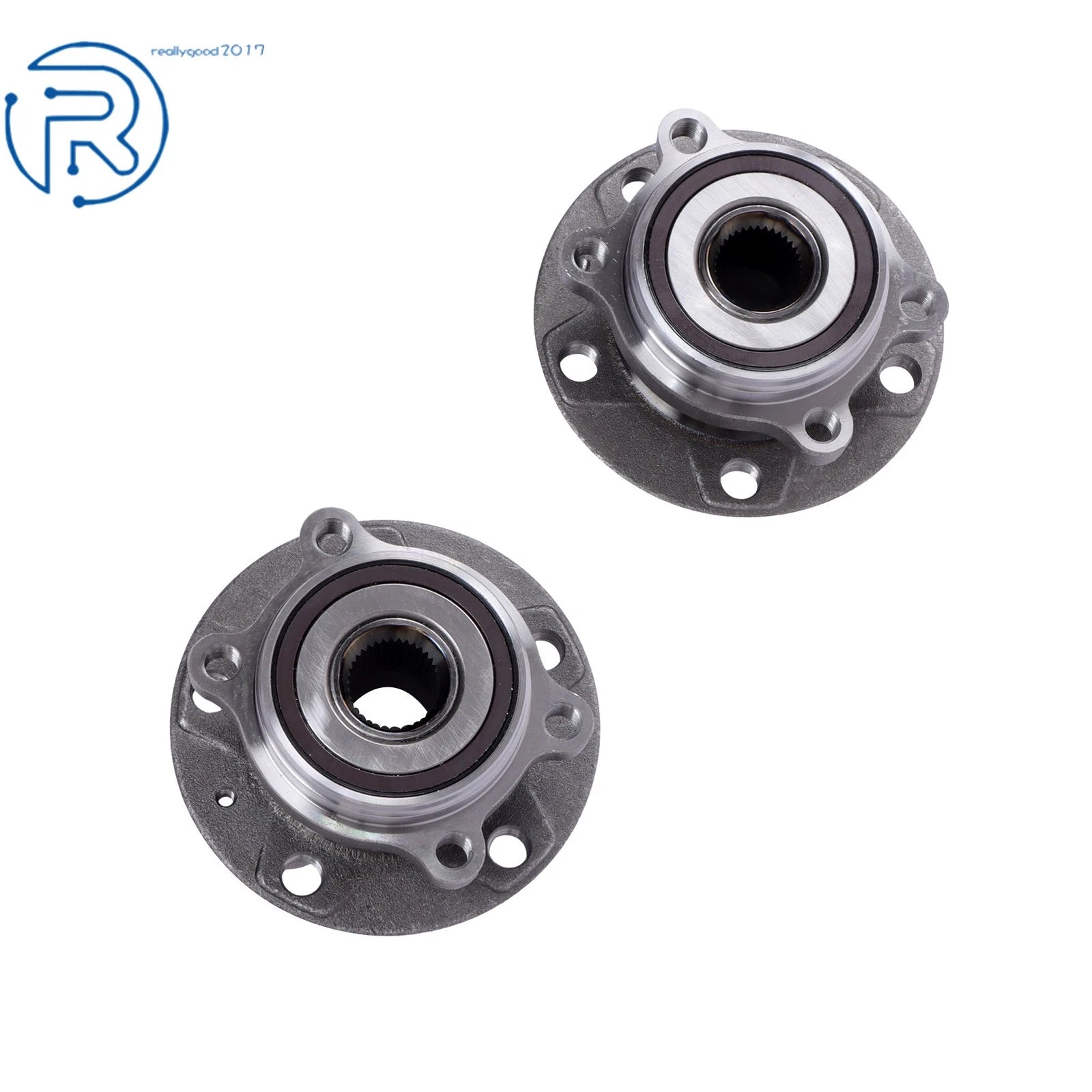 2X Front Wheel Hub & Bearing Assembly for Volkswagen Passat Jetta Tiguan