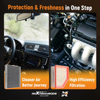 Air Filter Combo Set for Nissan Rogue (2021-2025)