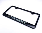 License Plate Frame Black Plastic Digital Camo for US Army (USA) (2000–2025)