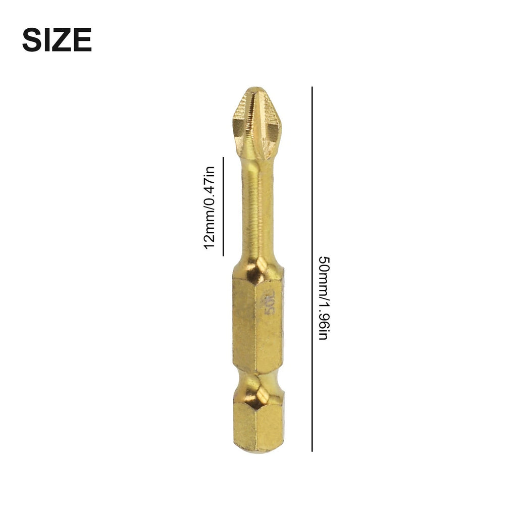 Magnetic Alloy Steel Screwdriver Bit for Power Tools (1pc, 25mm, 150mm)