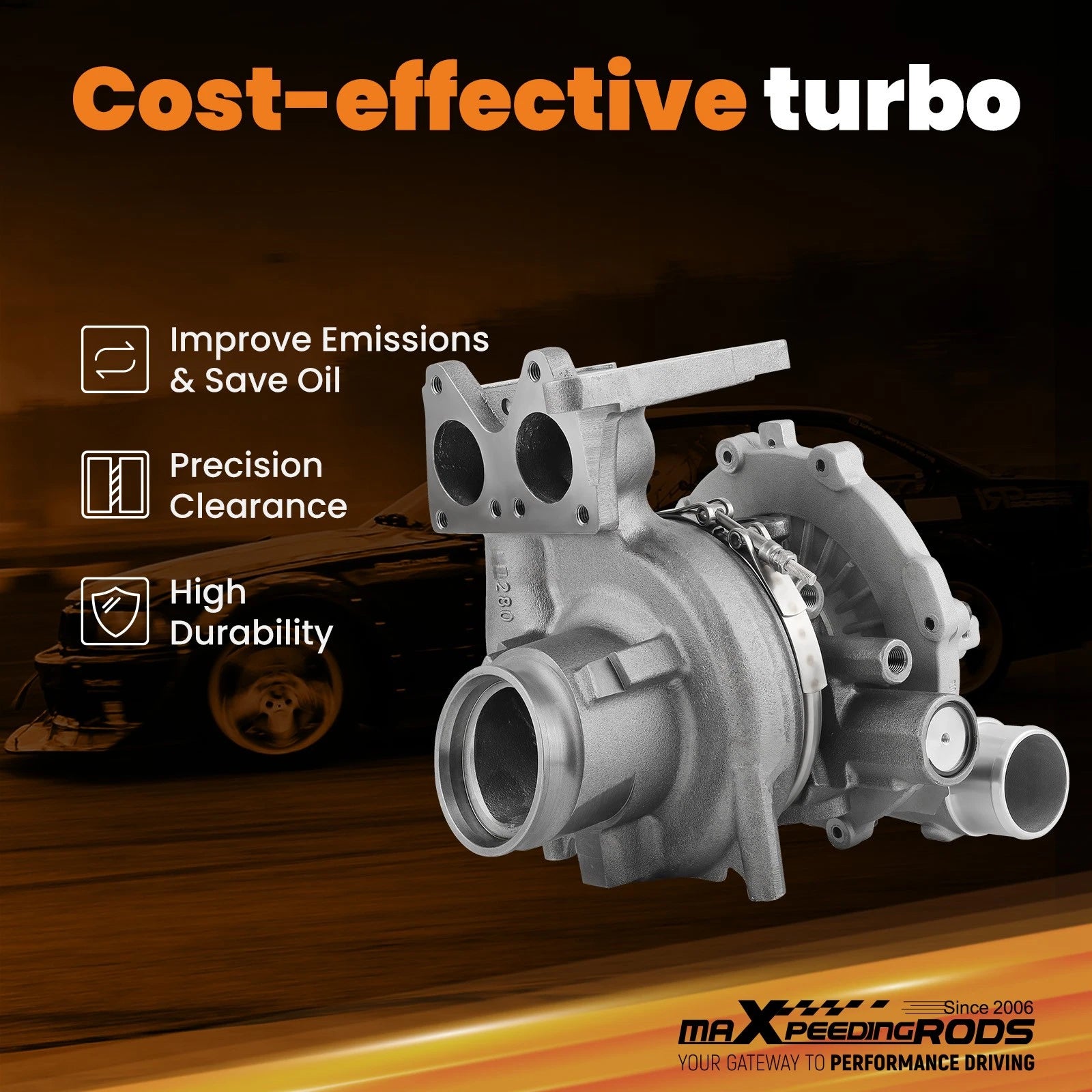 Turbo for GMC Savana Sierra Chevy Silverado 6.6 Duramax (2011–2016) 12642314 12642129