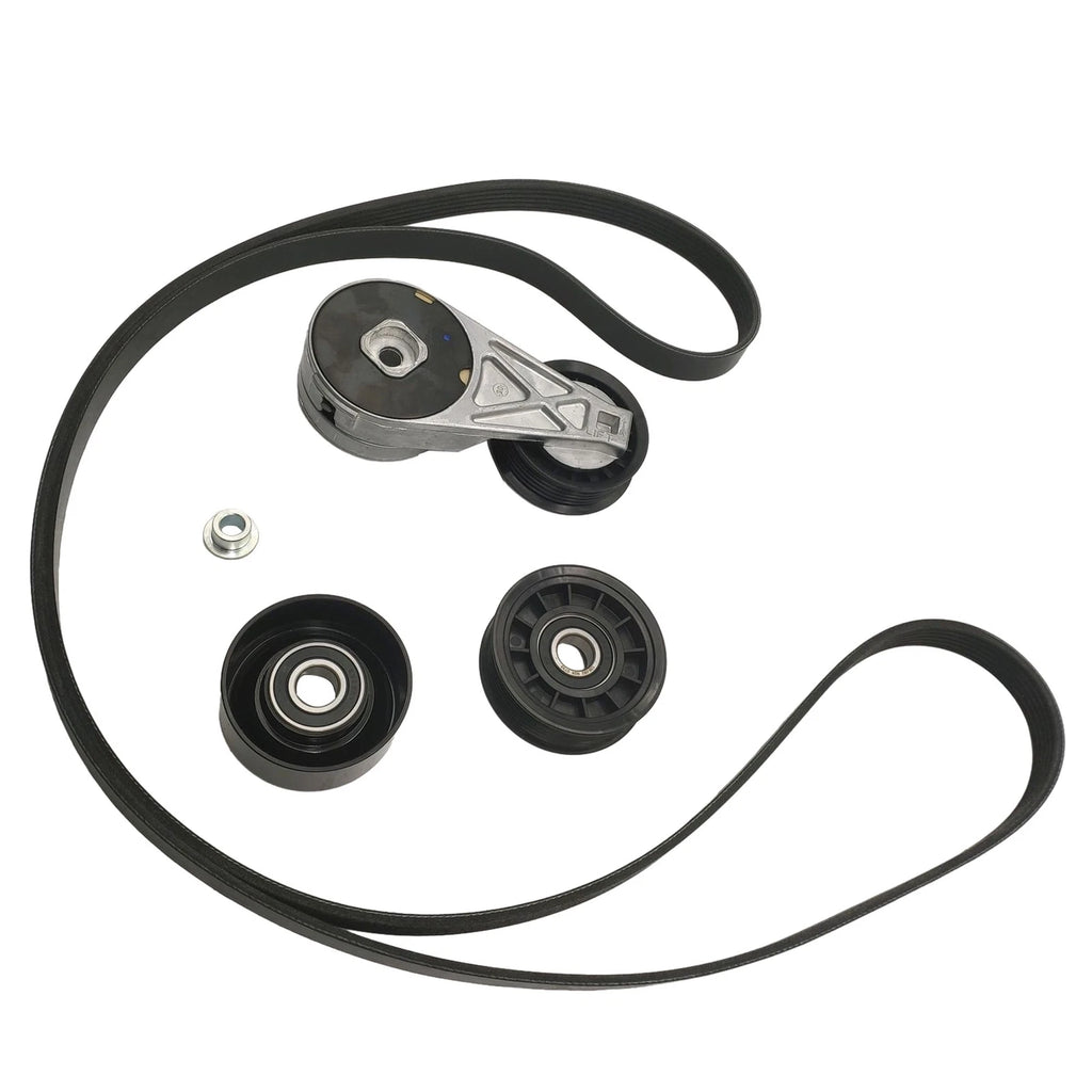 Serpentine Belt Tensioner Pulley Kit for Chevy Equinox Pontiac Torrent (2005–2009)