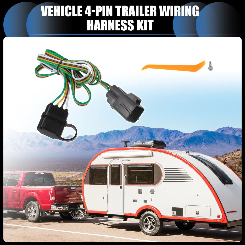 Set of 4-Pin Trailer Wiring Harness Kit for Buick Envision (2016–2023)