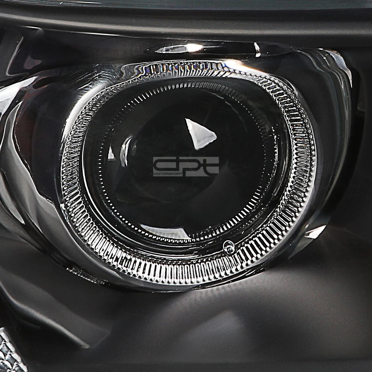 Pair of Projector Headlights for Honda Accord (2013–2015) - Black Housing