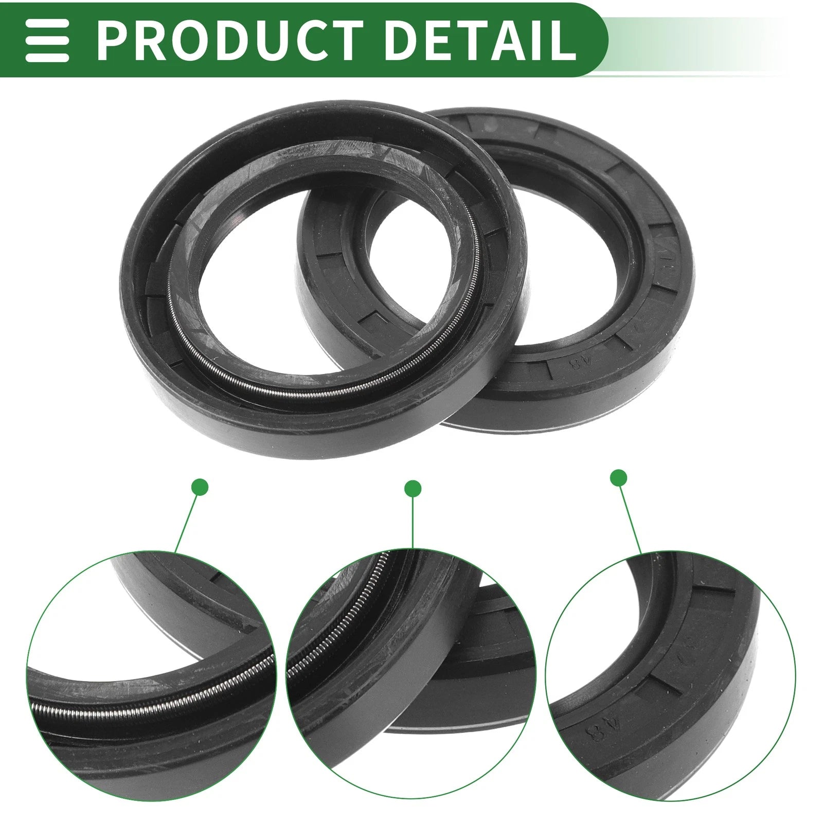Set of 5 Oil Seal Rotary Shaft Seal NBR Rubber 32x48x8mm