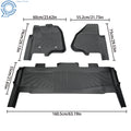 3D Floor Mat for Ford F250-F550 SuperCrew Cab (2012–2016) TPE Black