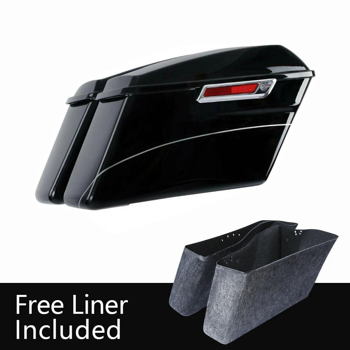 Hard Saddlebags for Harley Touring Electra Road Street Glide (2014–2024)