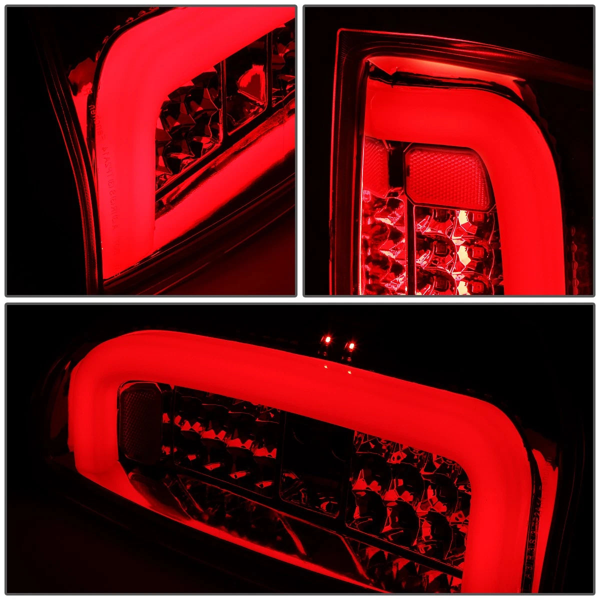 3D LED Tube Bar Tail Brake Light Reverse Lamp for Toyota Tundra (2014–2021)