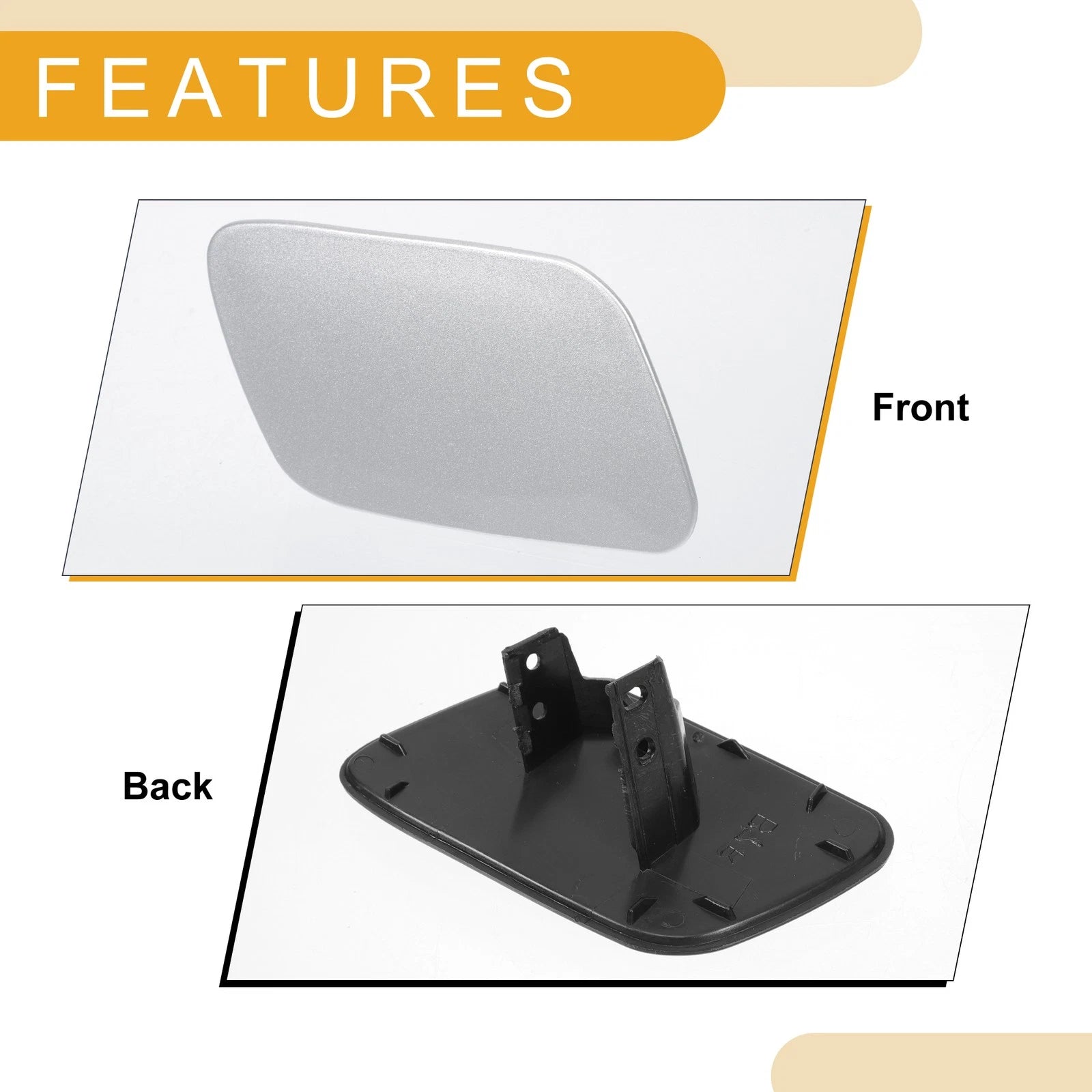 Front Right Washer Nozzle Cover Cap for Audi A4 (2005–2008) 8E0955453B