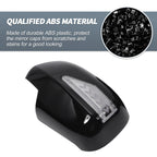 Pair Rearview Mirror Cover Overlay Gloss Black for Lexus RX330 RX350 (2003)
