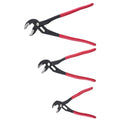 Set of 3 Water Pump Pliers 7" 10" 12" Carbon Steel Self-Locking