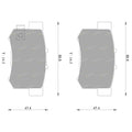 Rear Disc Brake Pads Set for Honda CR-V (2001 - 2006)