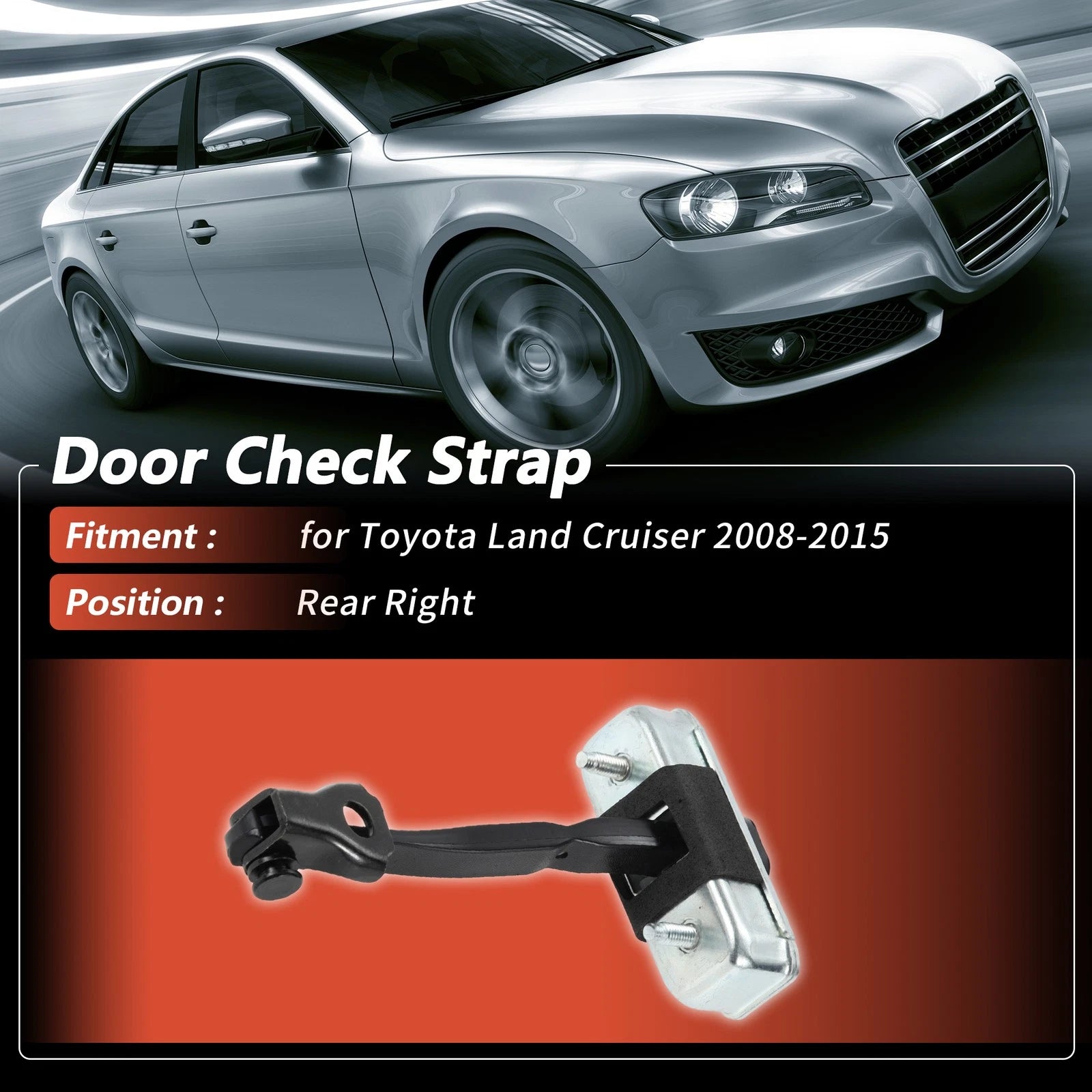 Rear Right Door Check Strap for Toyota Land Cruiser (2008–2015) No.6863060130