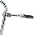 Chrome Gear Skull Footpeg Mount Kit for 1.25" Engine Guard (Defiance)
