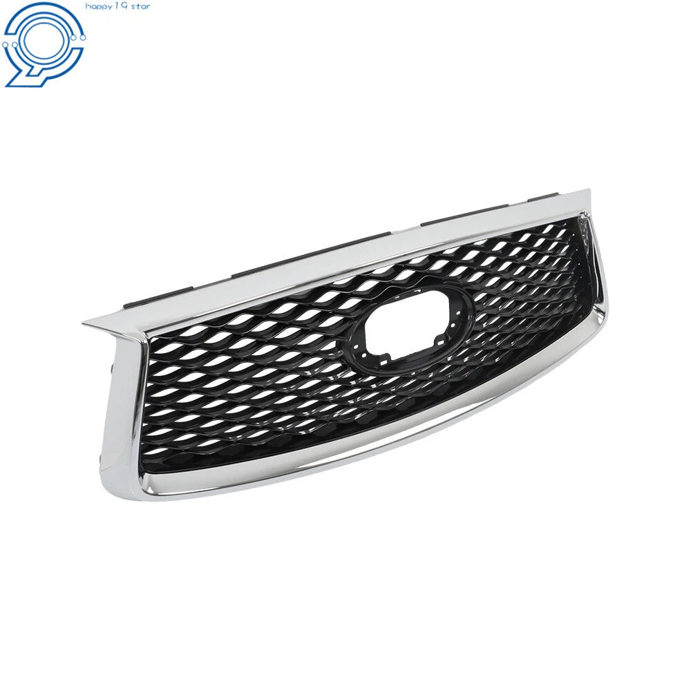 Chrome Black Front Upper Grille for Infiniti QX50 (2019–2023)