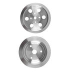 Double Groove V-Belt Crankshaft Pulley for Chevy SBC 265-400 (1969–1986)