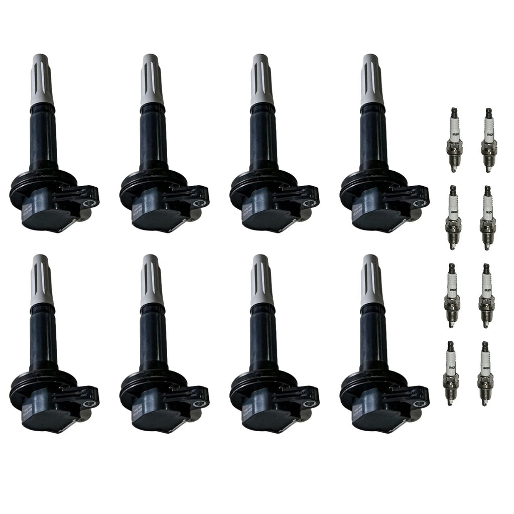 Set of 8 Ignition Coils & Spark Plugs for Mercedes-Benz CLS550 E550 S550 (2007–2011)