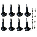Set of 8 Ignition Coils & Spark Plugs for Mercedes-Benz CLS550 E550 S550 (2007–2011)