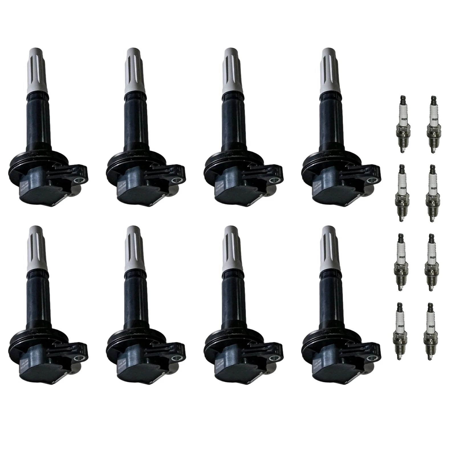 Set of 8 Ignition Coils & Spark Plugs for Mercedes-Benz CLS550 E550 S550 (2007–2011)