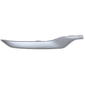 Replacement Gray Textured Polypropylene Rear Driver Lower Bumper Cover Molding