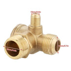 Air Compressor Check Valve for Male Threaded Applications (0.8in x 0.7in x 0.4in)
