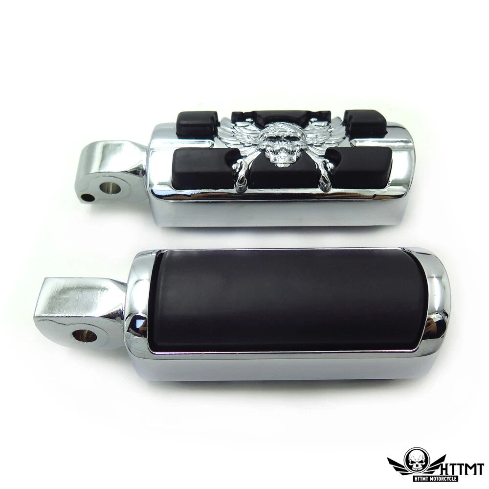 Pirate Skull Footpegs for Suzuki Boulevard C90 (2013–2015) / Marauder 800 (1997–2004)