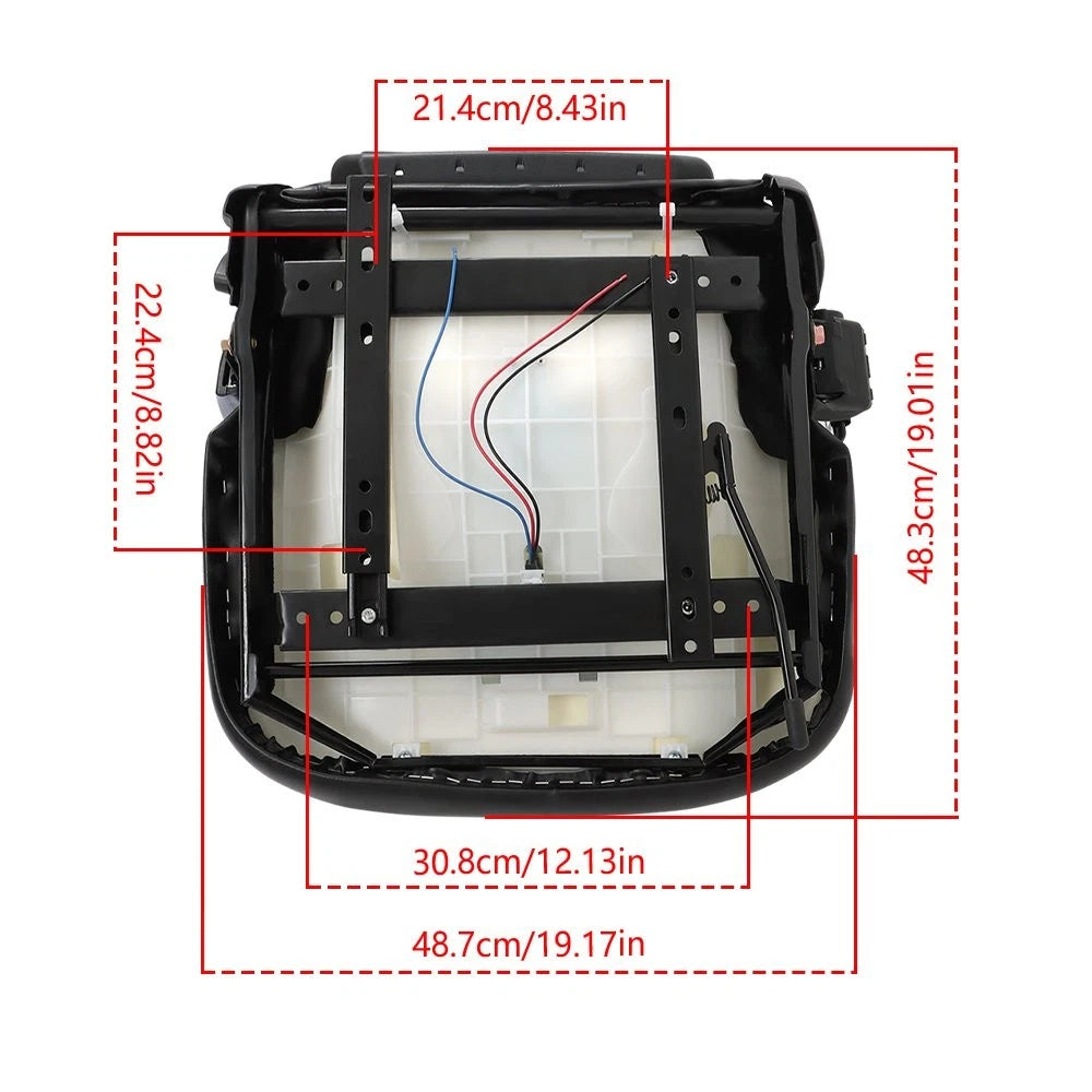 Forklift Seat for Toyota  with Seatbelt & Adjustable Backrest