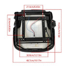 Forklift Seat for Toyota  with Seatbelt & Adjustable Backrest