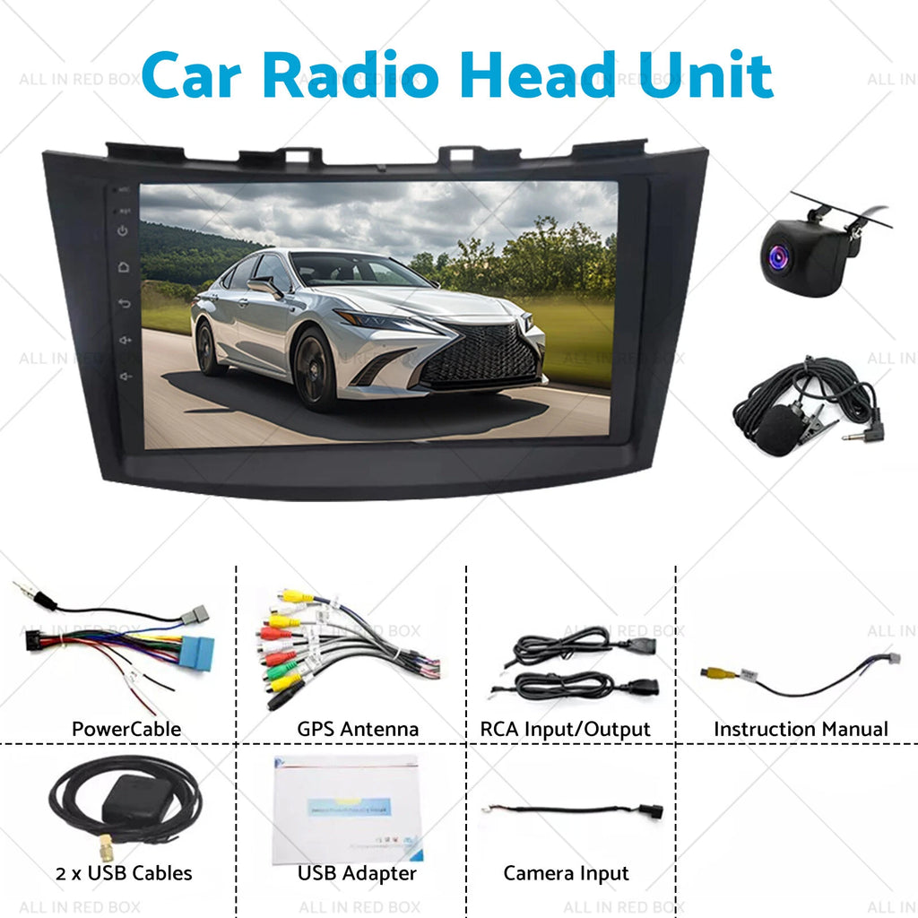 CarPlay Android 13 GPS Head Unit for Suzuki Swift (2011–2017)