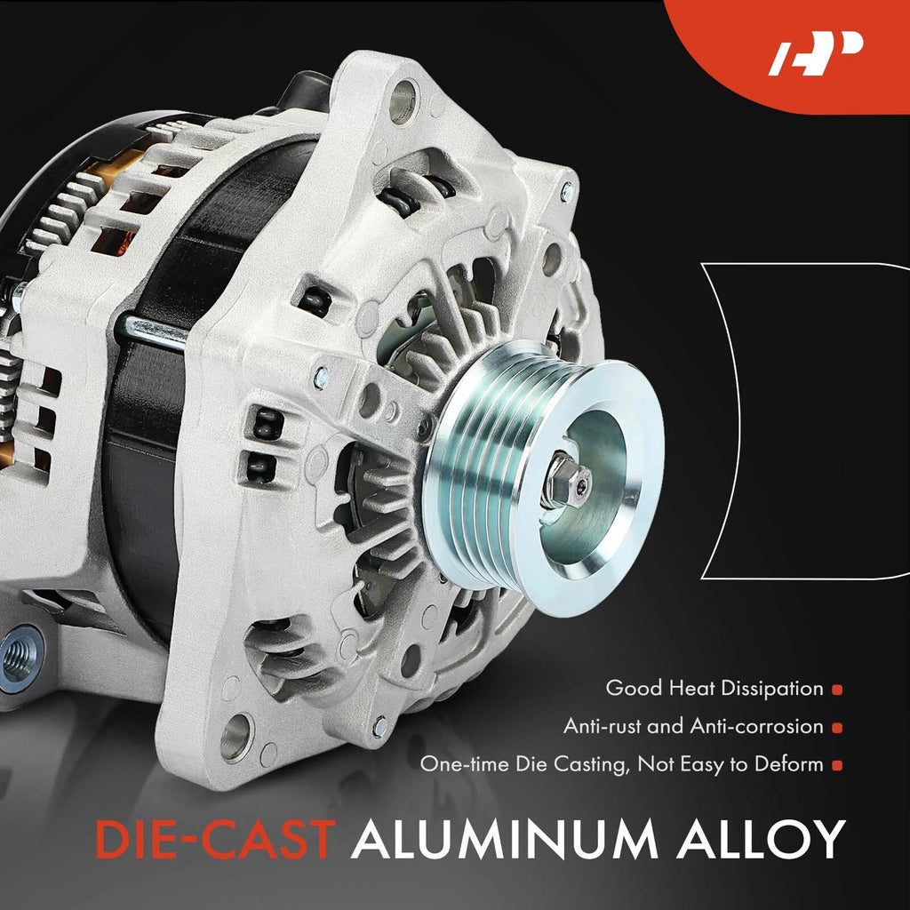 Alternator for Ford F-150 (2011–2017) 3.5L 3.7L 220A 6-Groove Pulley