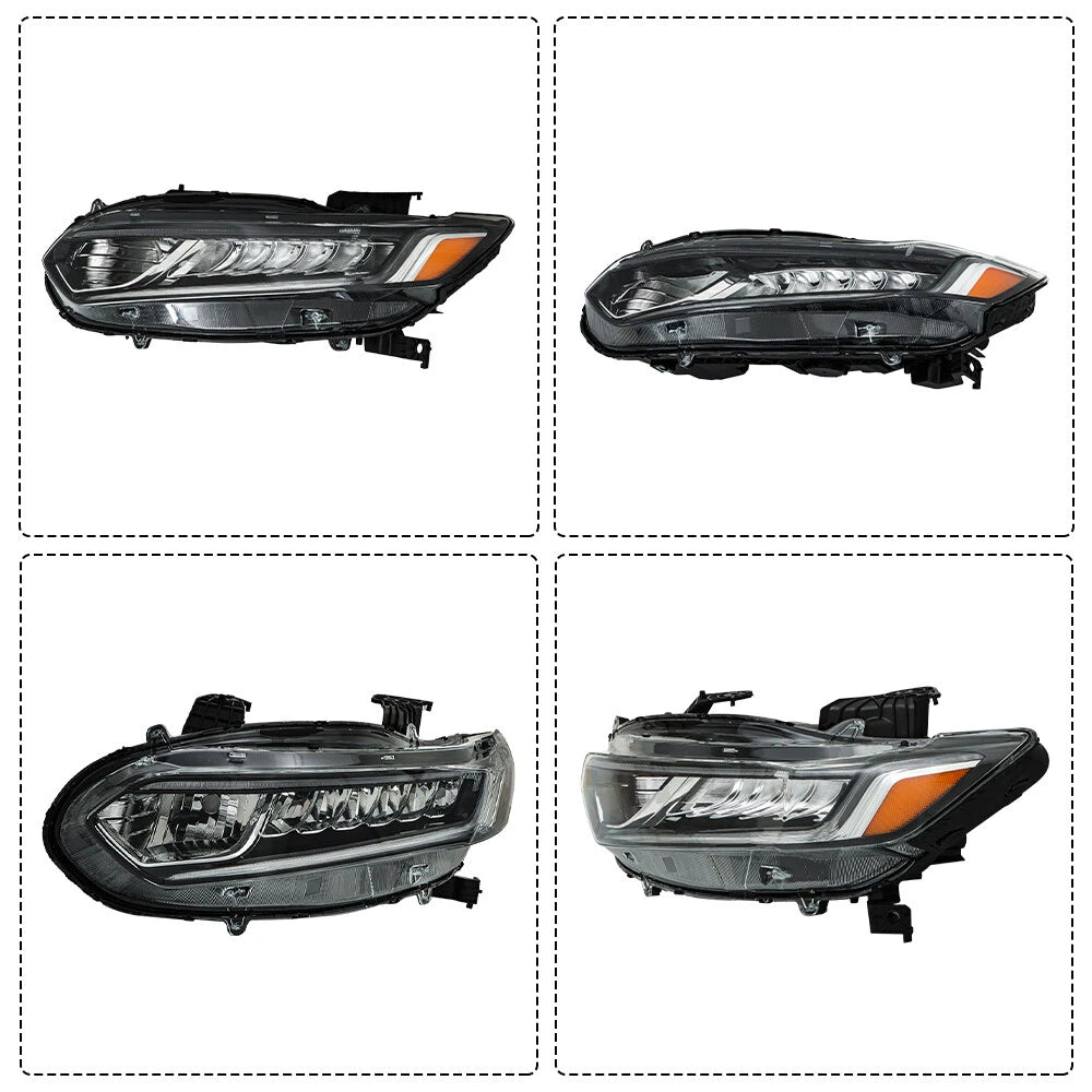 Front Headlight Assembly for Honda Accord (2018-2021) LH Clear Halogen