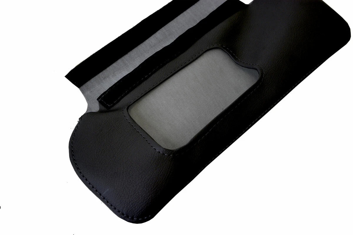 2PC Leather Sunvisors for Acura RSX (2002–2006) Black