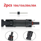 2X PV Connector 1000V Cable Blocking Diode IP67