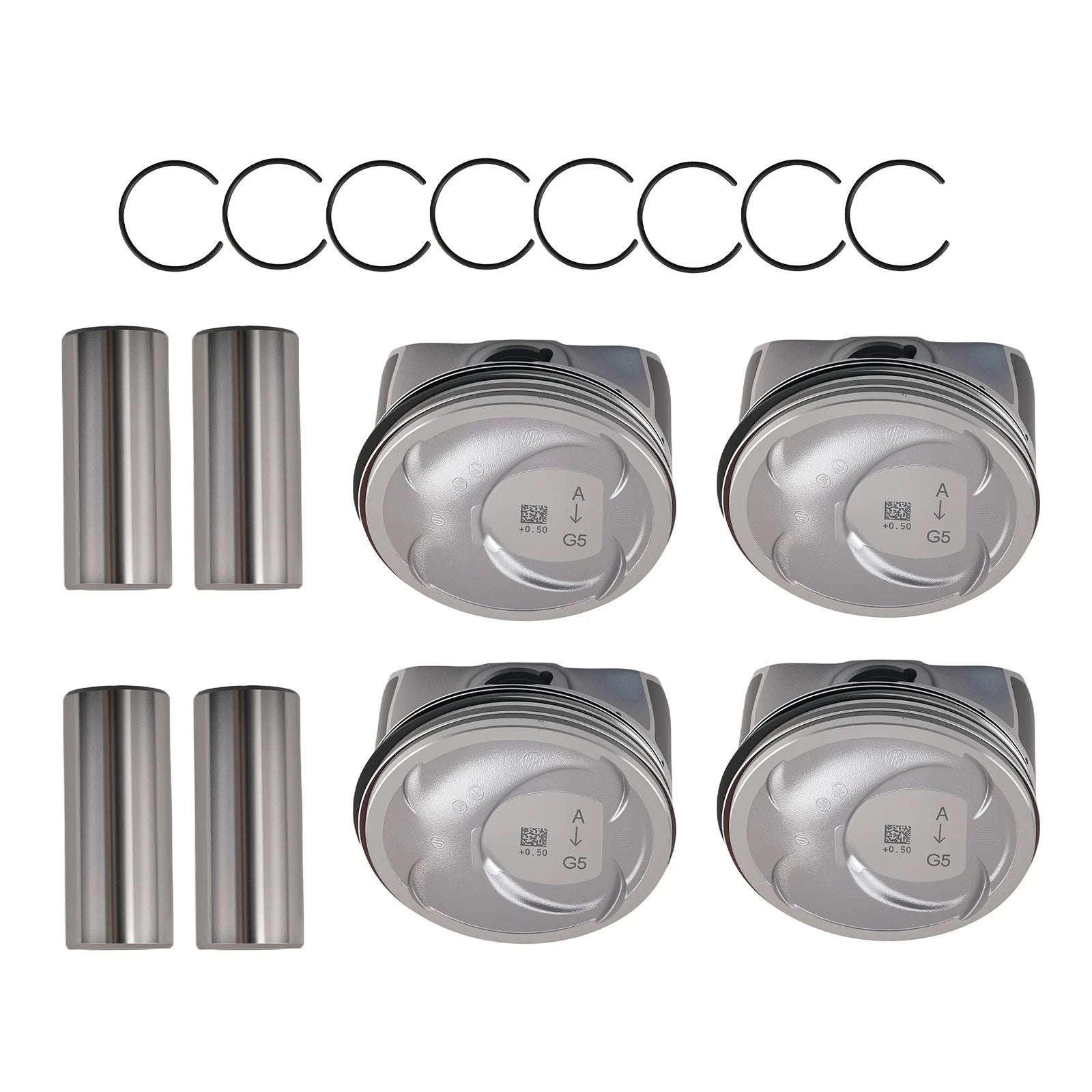 Oversize Piston & Rings for Hyundai Sonata, Kia Sorento, Optima (2011–2019)