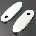 Mirror Block Off Base Plates for Suzuki GSX-R 600 750 1000 1100 (2001–2023) Chrome